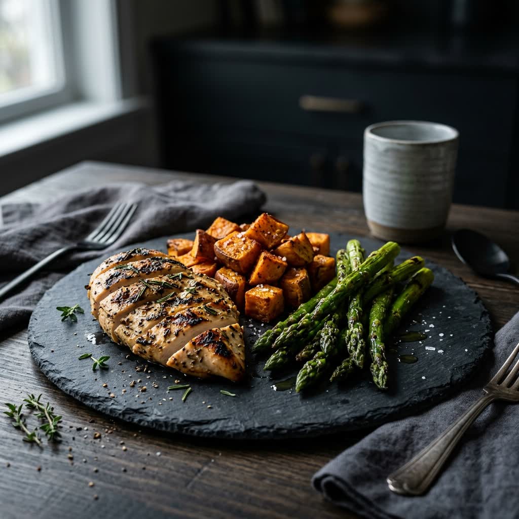 Repas équilibré pour la recomposition
