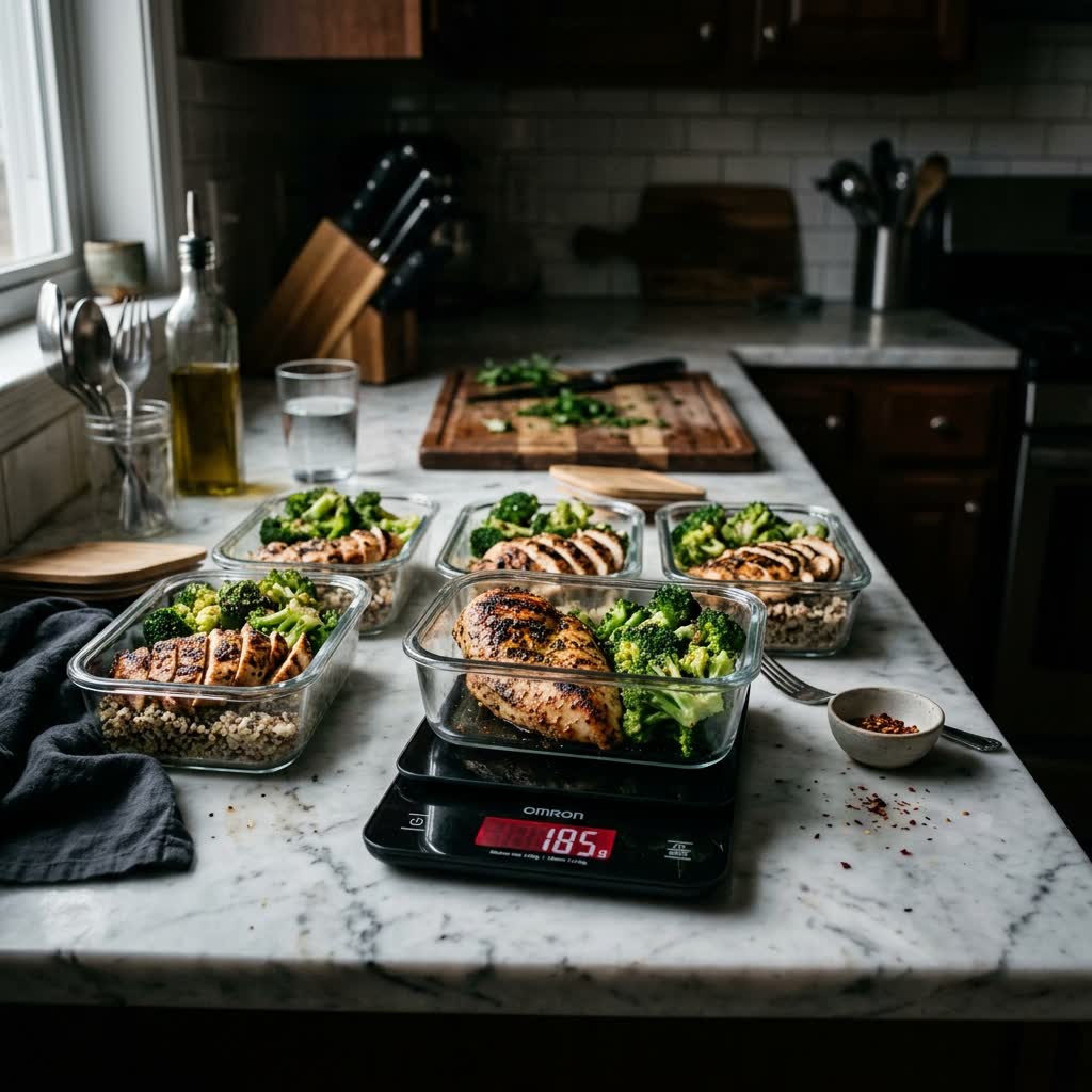 Repas diététique de sèche